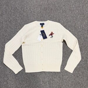 Ralph Lauren Cream Cardigan Sweater